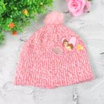 Small Cap for Winter Woolen Knitted Inside Fur Caps (1 Pc / Mix Design & Color) - Image 4