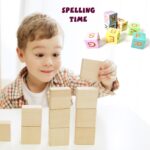 Alphabet Puzzle Spelling & Reading Words (26 Flash Cards & 8 WoodenBlock) - Image 6