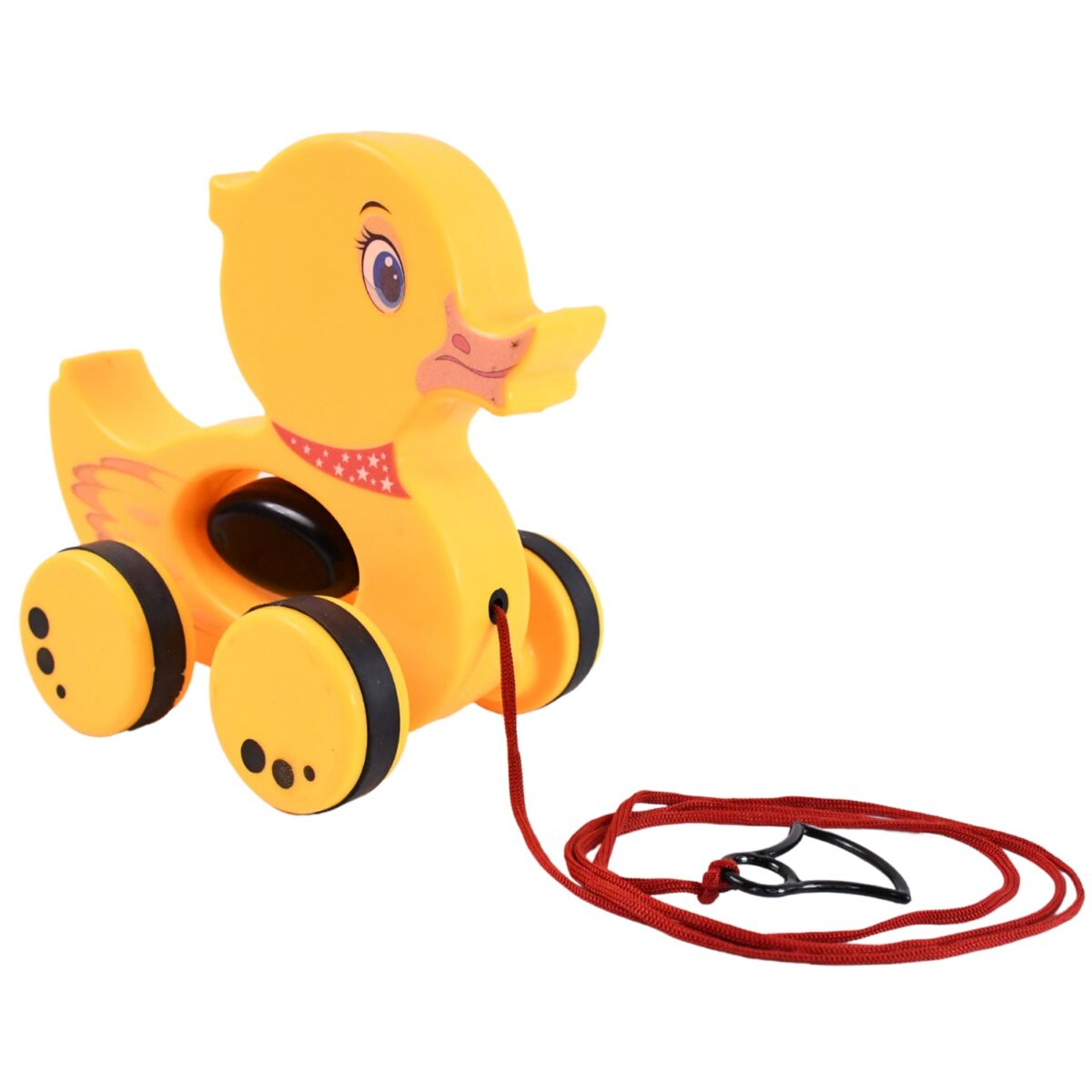 Pull Along Toy with Attractive Design, Developmental Toy for 1-Year-Old Girl Boy (Duck) - Image 5