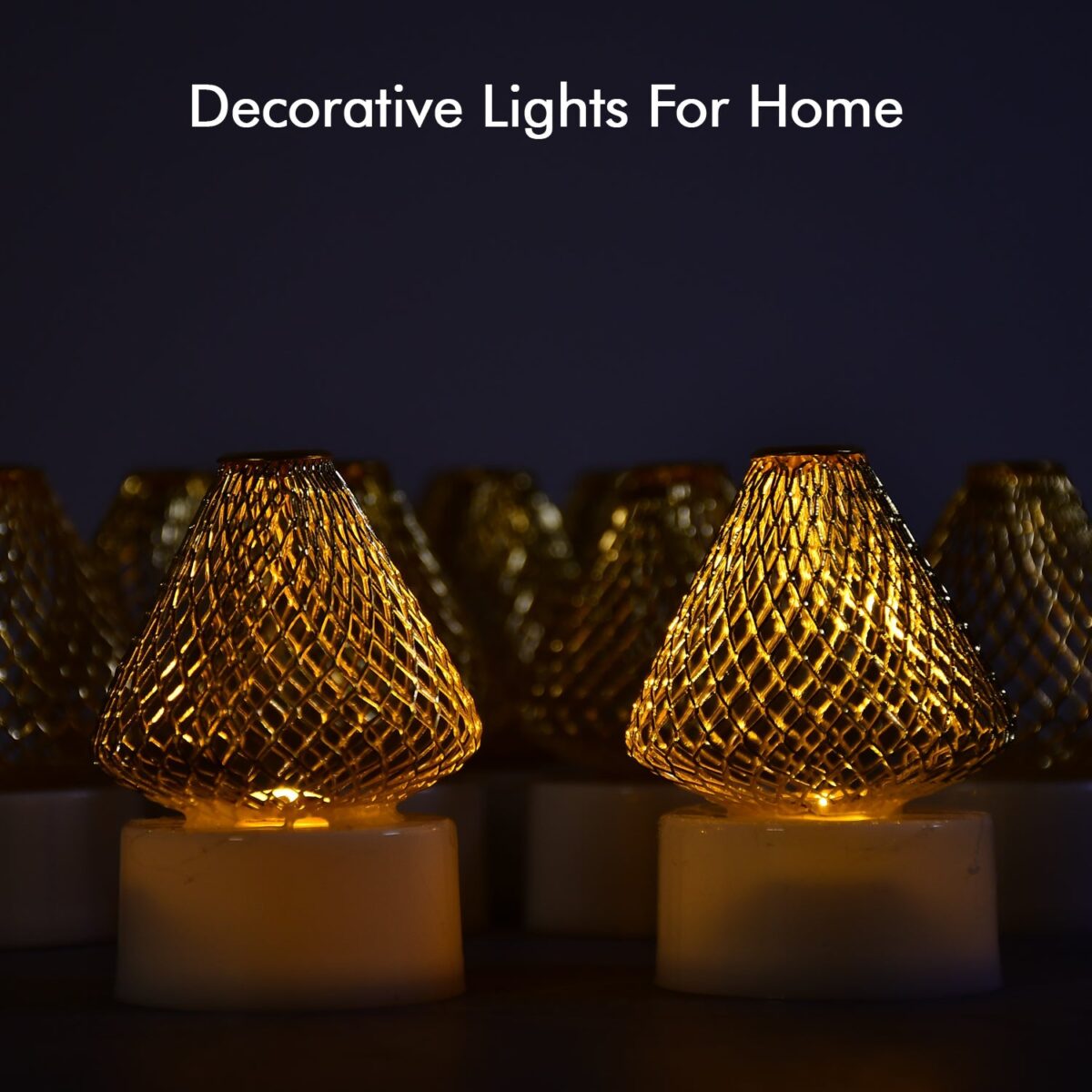 12Pcs Flameless LED Tea Light Candles for Home & Event Decor - Image 5