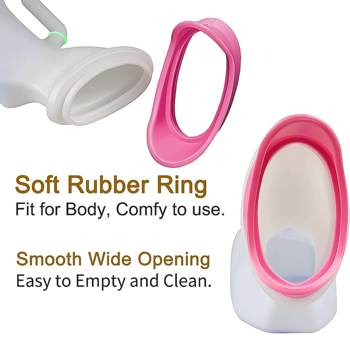 Female Potty Urinal Urine Collection Can Bedpans (1 Pc / 1000 ML) - Image 3