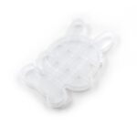 Transparent Cartoon Bear Clear Plastic Storage Box Jewelry Organizer Holder Cabinets For Small objects (1 Pc Mix Color) - Image 4