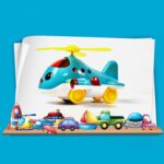 Helicopter Airplane Musical Toy - Electronic Moving Plane with Lights, for 6-18 Months, Encourages Crawling - Image 6