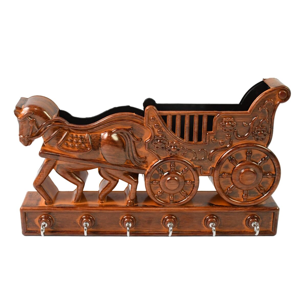 Plastic Rath Design Plastic 6 Hook Key Holder (1 Pc) - Image 5