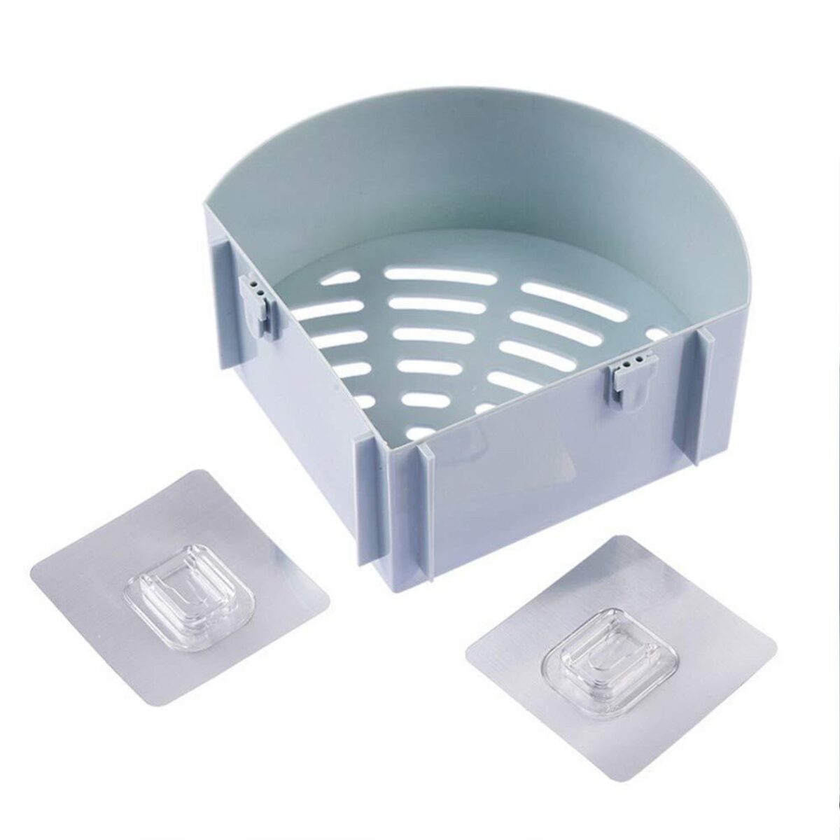 Plastic Multipurpose Kitchen Bathroom Shelf Wall Holder Storage Rack (Loose Pack) - Image 4