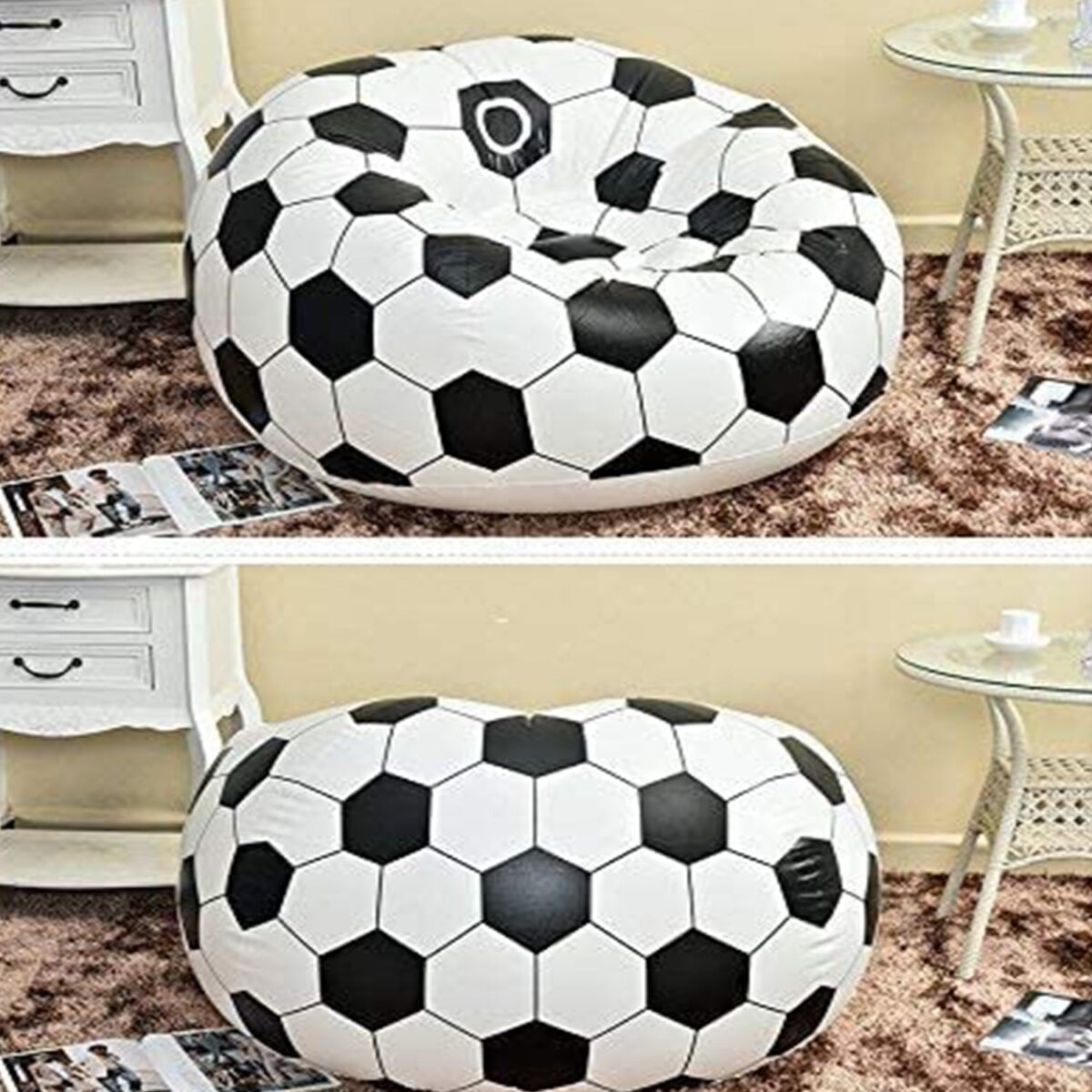 Foldable Sofa, Cartoon Style Inflatable Folding Chair, Ball Chair, Inflatable Sofa for Adults, Kids size (110cm x 80cm) - Image 7