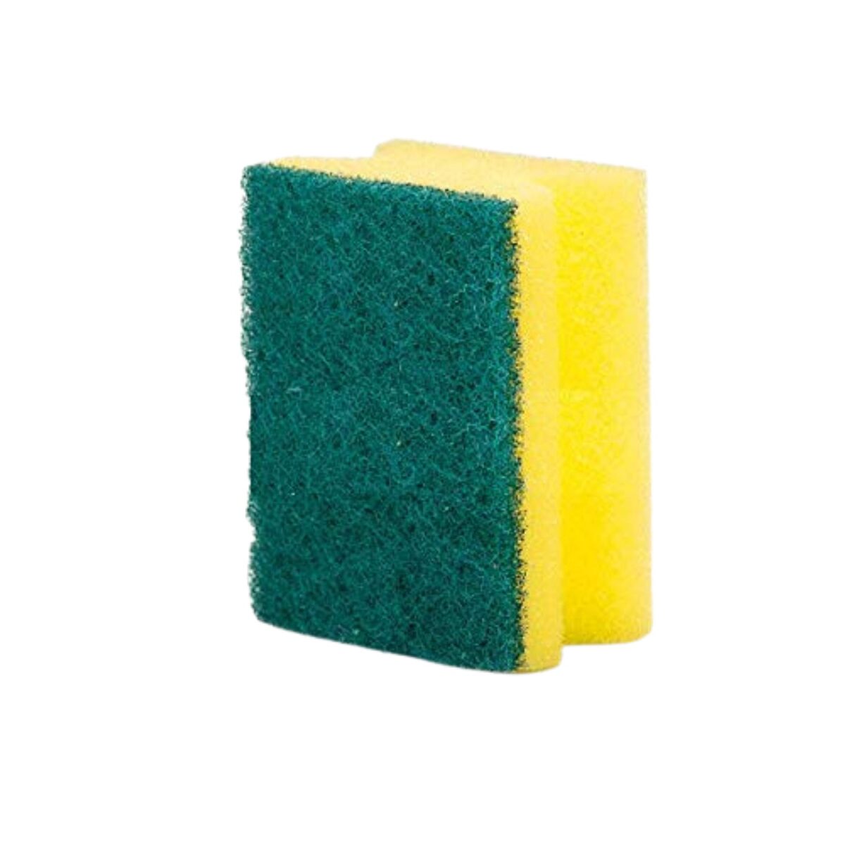Scrub Sponge 2 in 1 Pad for Kitchen, Sink, Bathroom Cleaning Scrubber - Image 1