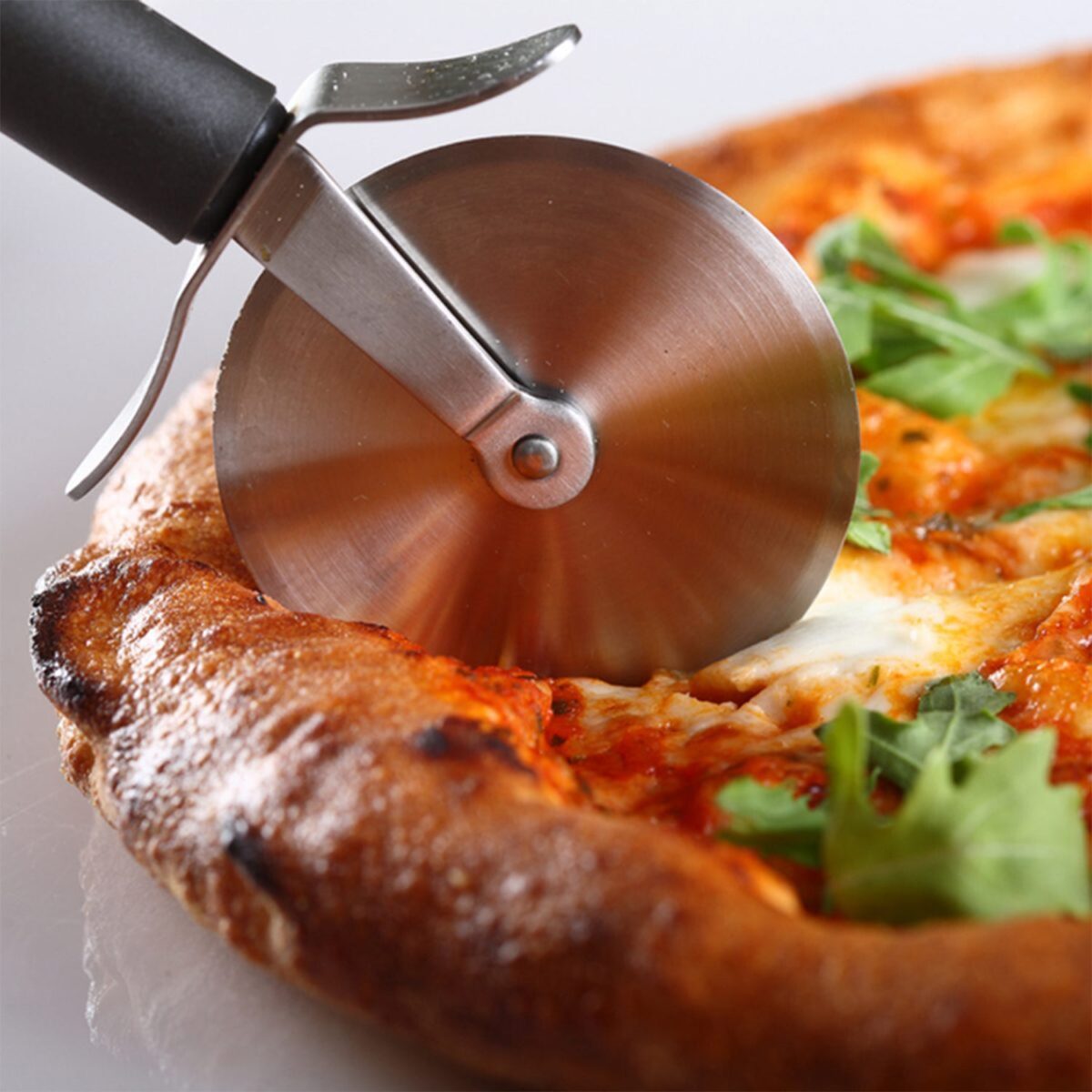 Stainless Steel Pizza Cutter, Pastry Cake Slicer, Sharp, Wheel Type - Image 7
