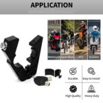 Motorcycle Grip Lock Universal Motorcycle Handlebar Throttle Grip Security Lock - Image 7