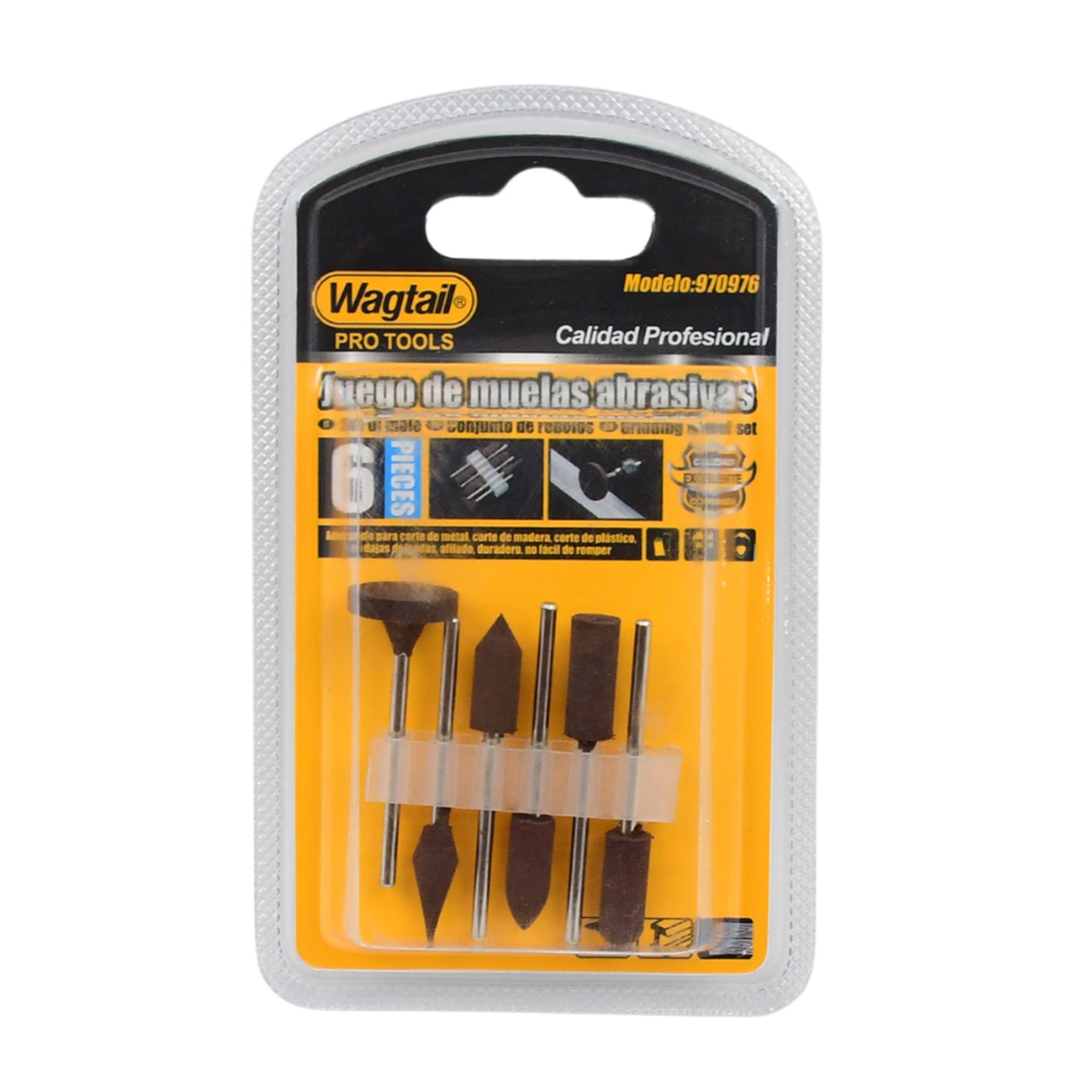 05_54114011-6305-42f3-a6b6-1f9b00625036.jpg Mounted Points Abrasive Stone Head Mounted Grinding Wheel Bits Rotary Tool Kit (6 Pcs) - Image 5