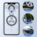 360Â° Rotatable & Foldable Air Vent Magnetic Phone Holder (1 Pc) - Image 3