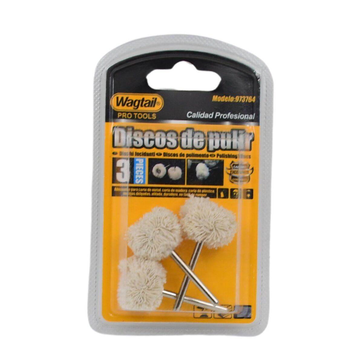 Cotton Polishing Buffing Wheel for Dremel Polishing Kit (3 Pc Set) - Image 5