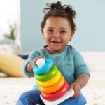 Plastic Baby Kids Teddy Stacking Ring Jumbo Stack Up Educational Toy 7pc - Image 5