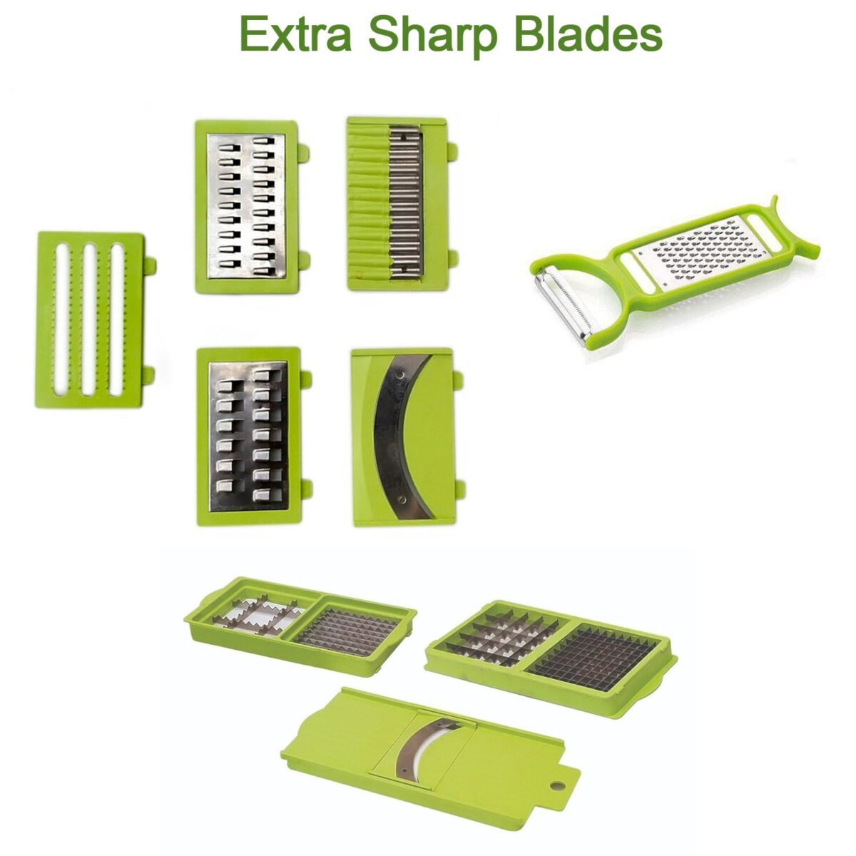 Plastic 13-in-1 Manual Vegetable Grater,Chipser and Slicer - Image 7