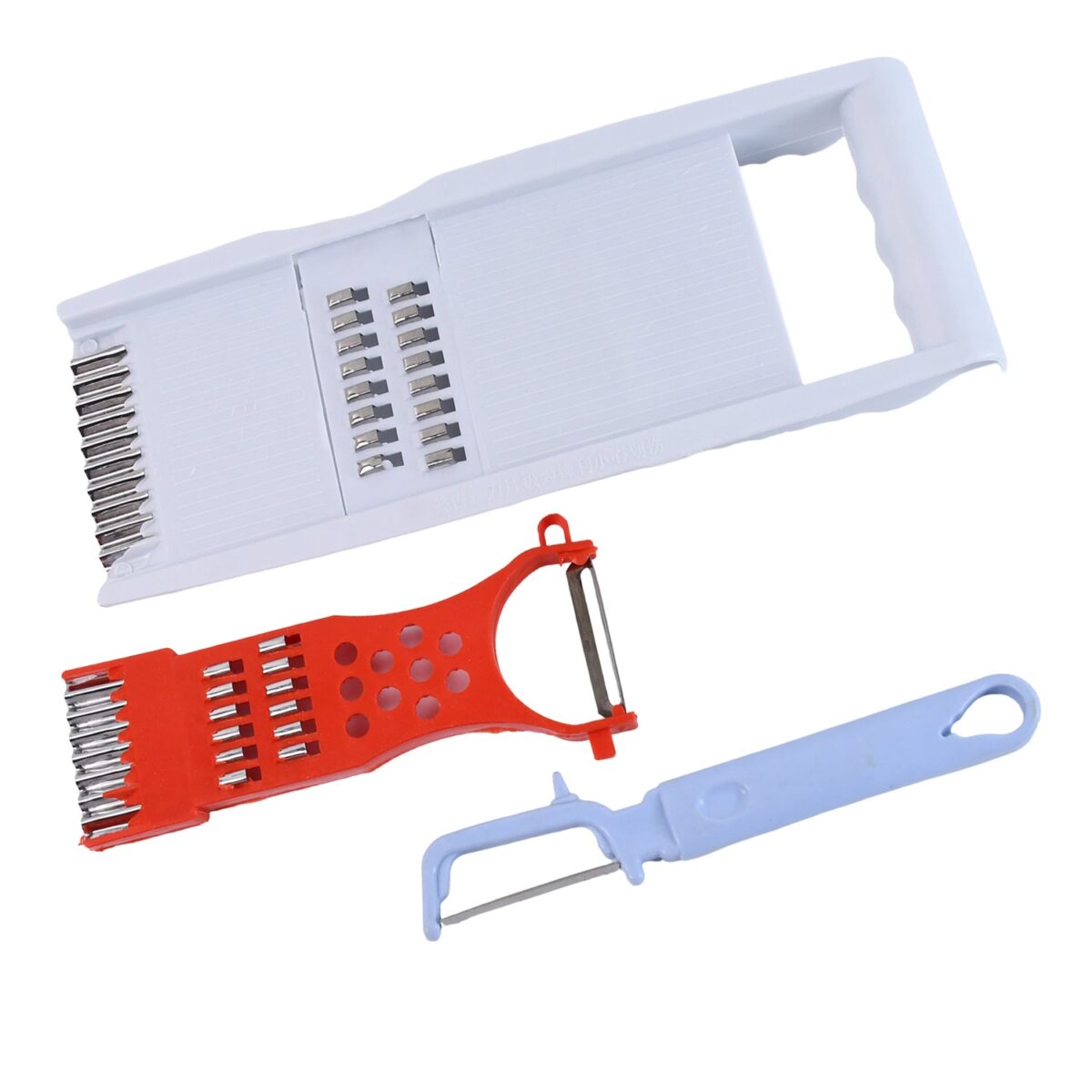 3 in 1 Kitchen Set: Grater Base, Slicing Attachment, and Peeler (3 Pcs Set) - Image 5