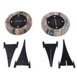 Disk Lights Slate â€“ Heavy Duty Outdoor Solar Pathway Lights â€“ 4 LED (2 Pc) - Image 6