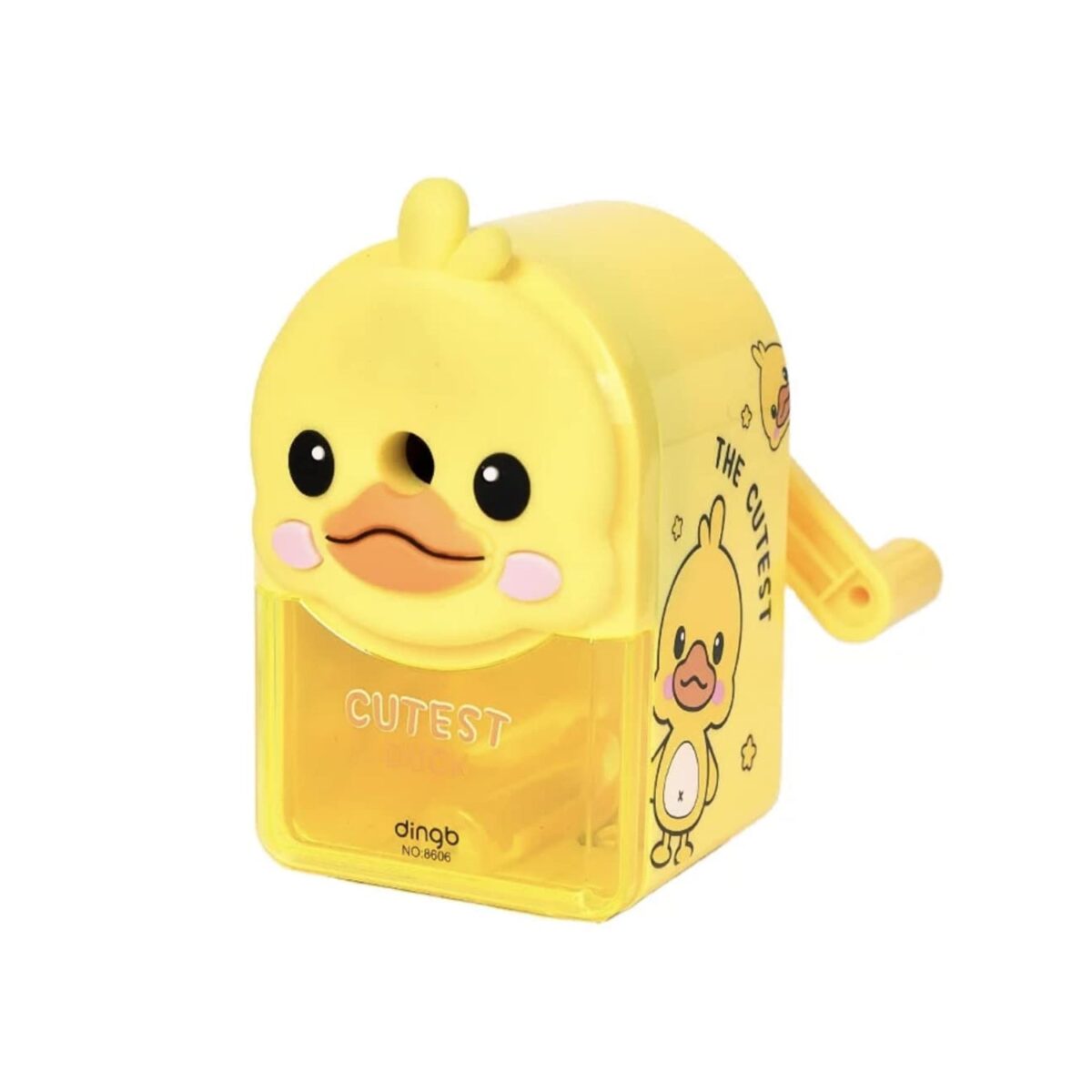 Plastic Cutest Duck Pencil Sharpener (1 Pc) - Image 5
