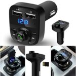 CAR-X8 Bluetooth FM Transmitter Kit with Dual USB Fast Charger - Image 3