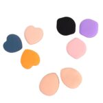 Mini Finger Makeup Powder Puff (Multicolour, 8 Pcs Set) - Image 5