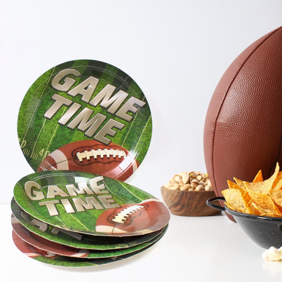 Round Plates Disposable Paper Plates  Happy Birthday, Gift (10 Pcs Set / Mix Design) - Image 10