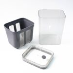 2 in 1 Yogurt Strainer with Storage Box â€“ 1400ml (Plastic + Steel) - Image 5