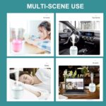 Portable Mini USB Humidifier with Light, Cool Mist & Essential Oil Diffuser (250ML) - Image 4