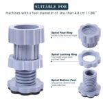 Washing machine support, anti vibration washing machine support adjustable washer anti vibrasion pads, washer & dryer pedestals,Â Washing Machine Accessory Anti- Skid Pad PVC Lifting Pad Non-Slip ( 1 Pc ) - Image 4