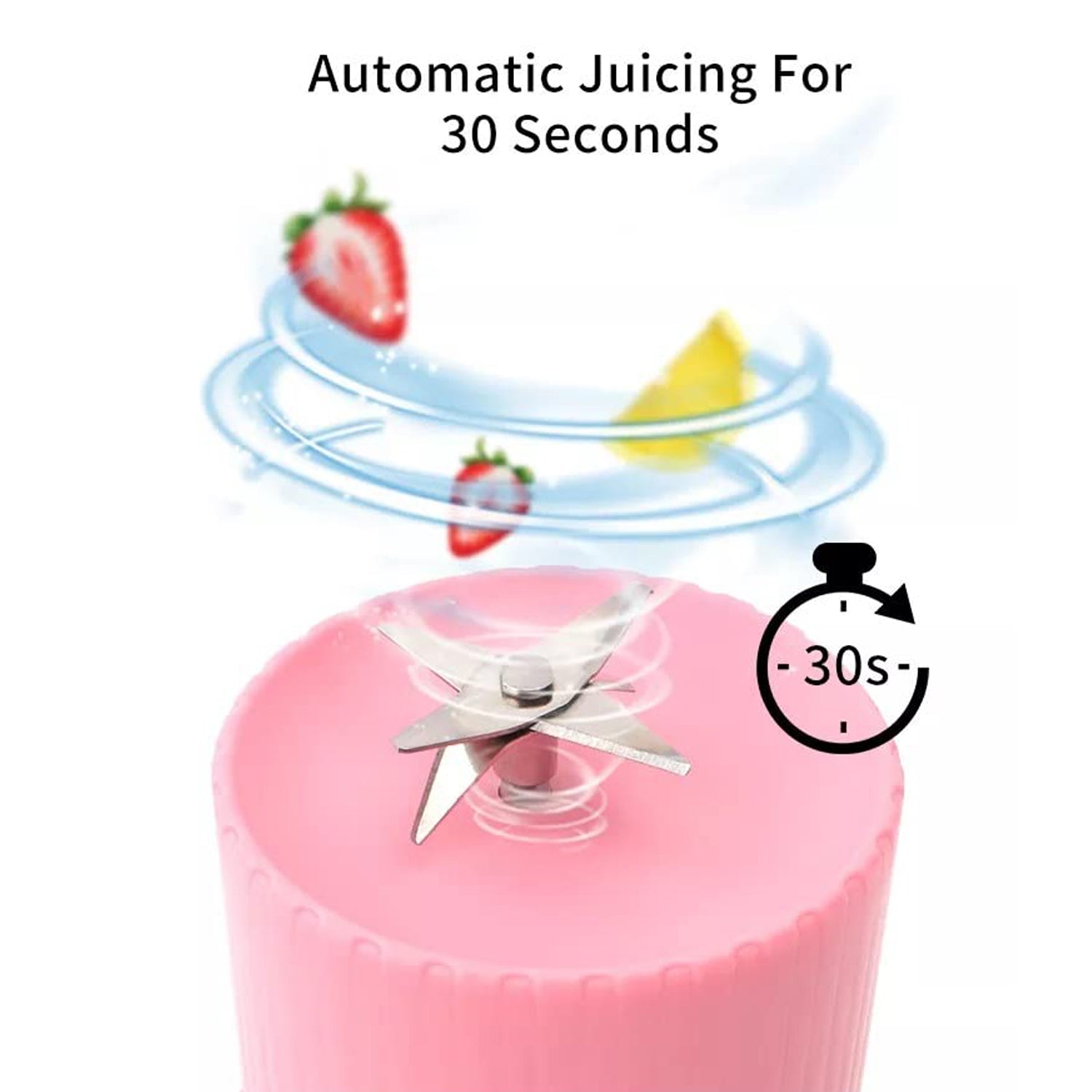 05_7642dfa6-40ca-4326-b320-3d7d0384099e.jpg BLENDER PORTABLE JUICER FOR SMOOTHIE 420 ML Multicolour - Image 5