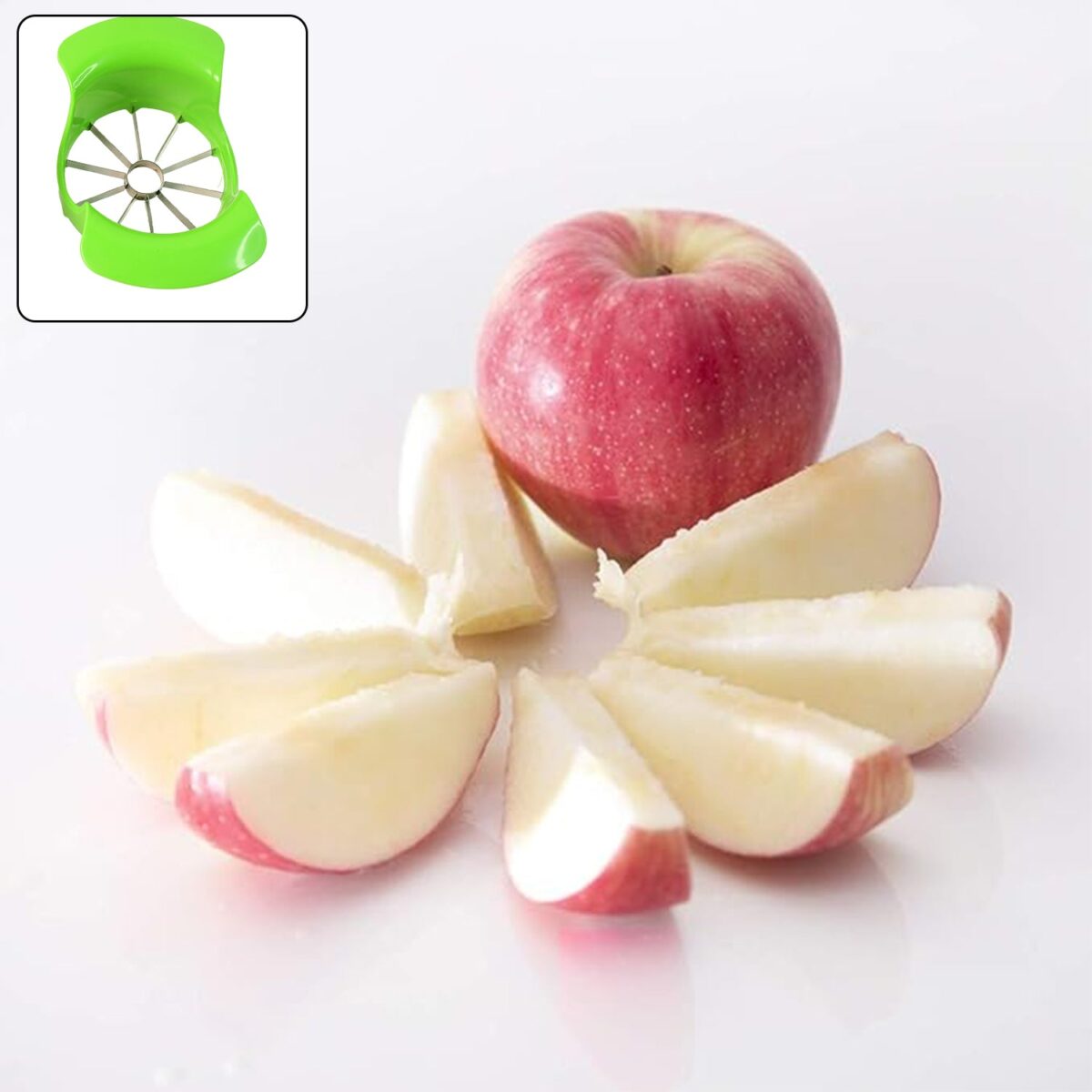 Apex Apple Cutter with Container Ã¢â‚¬â€œ Unbreakable ABS Body & Stainless Steel Blades - Image 8