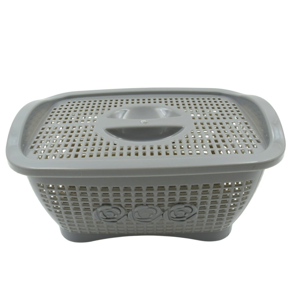 Multipurposes Plastic Basket, Organizer for Kitchen, Countertop, Cabinet, Bathroom with Lid, Plastic Storage Basket For Store Fruits, Vegetables, Magazines, Cosmetics, Stationary (1 Pc / Mix Color ) - Image 4
