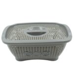 Multipurposes Plastic Basket, Organizer for Kitchen, Countertop, Cabinet, Bathroom with Lid, Plastic Storage Basket For Store Fruits, Vegetables, Magazines, Cosmetics, Stationary (1 Pc / Mix Color ) - Image 4