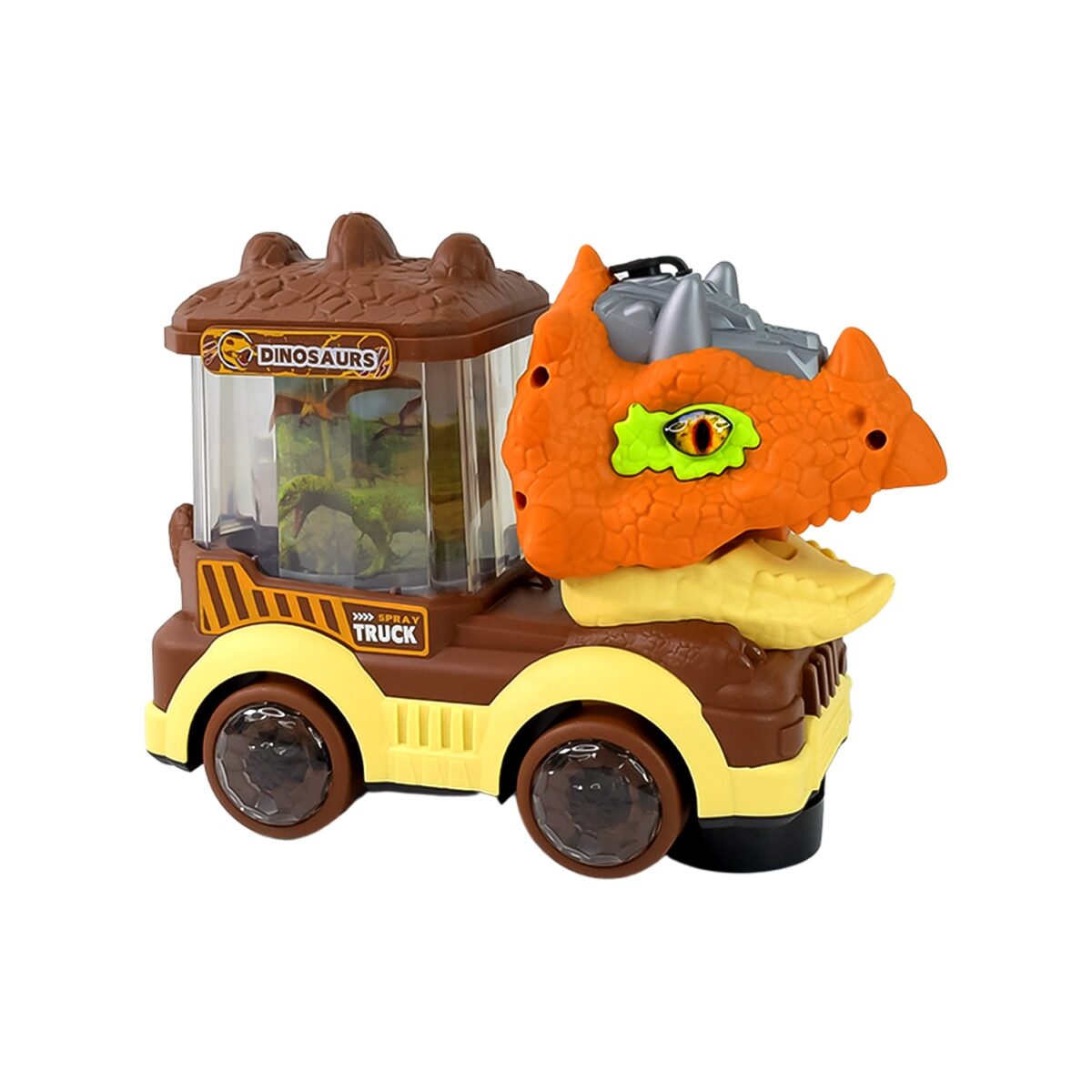 Dinosaur Car Toy with Humidifier Sound and Light (1 Pc) - Image 5