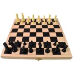 Folding Wooden Chess Board Set (30 Ã— 30 Cm / 1 Set) - Image 5