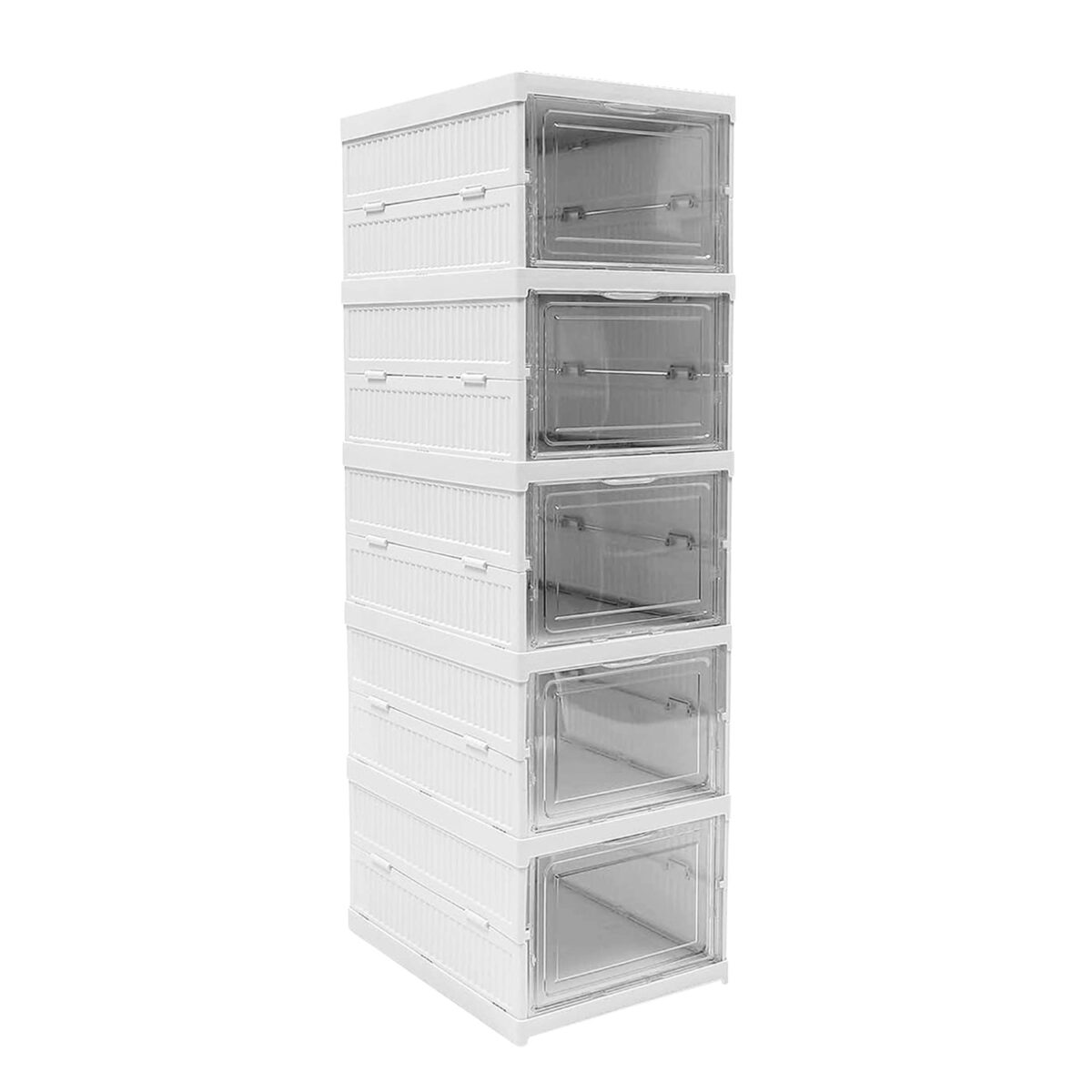 5-Layer Stackable Utility Cart â€“ Foldable Storage Organizer for Clothes & Home (1 Pc) - Image 3