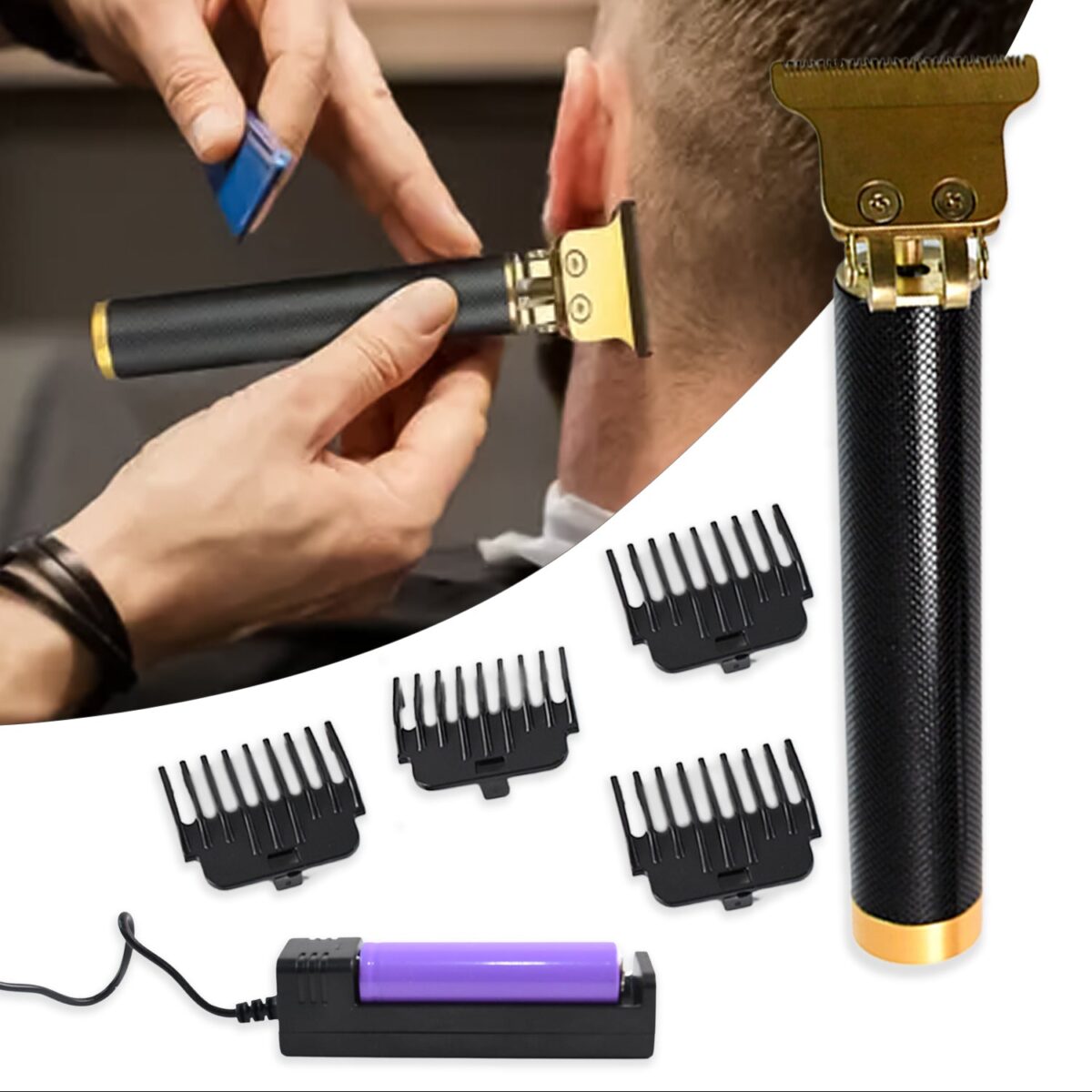 Rechargeable Hair Trimmer, Hair accessories - Image 3