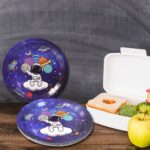 Round Plates Disposable Paper Plates  Happy Birthday, Gift (10 Pcs Set / Mix Design) - Image 7