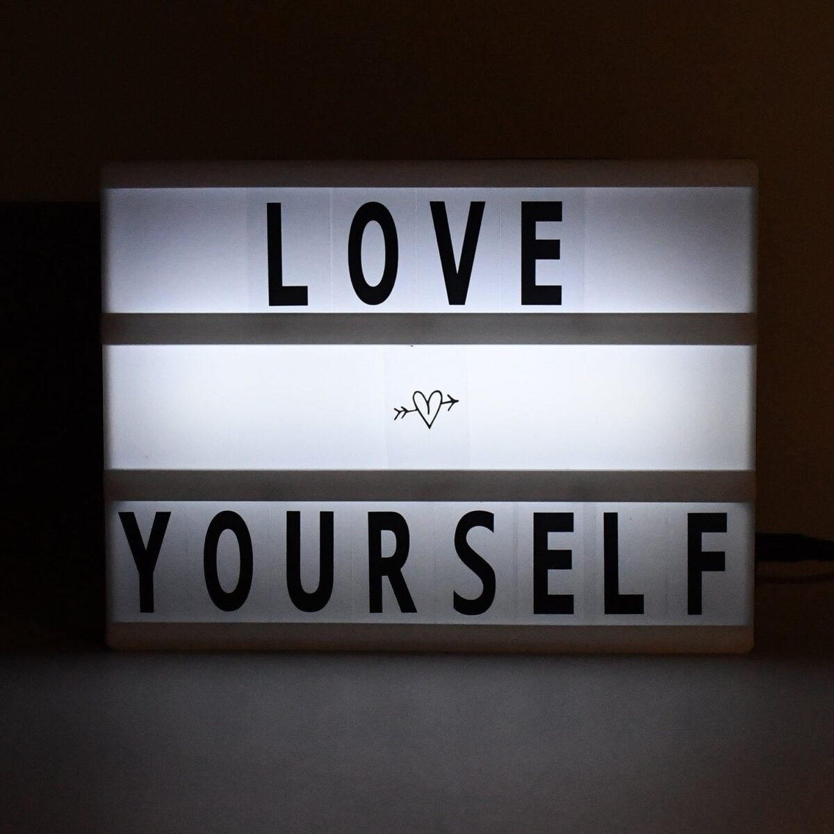 Black Mini A6 Magnetic Cinematic Light Box with 82 Characters and 10 Emojis  (1 Set) - Image 7