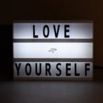 Black Mini A6 Magnetic Cinematic Light Box with 82 Characters and 10 Emojis  (1 Set) - Image 7