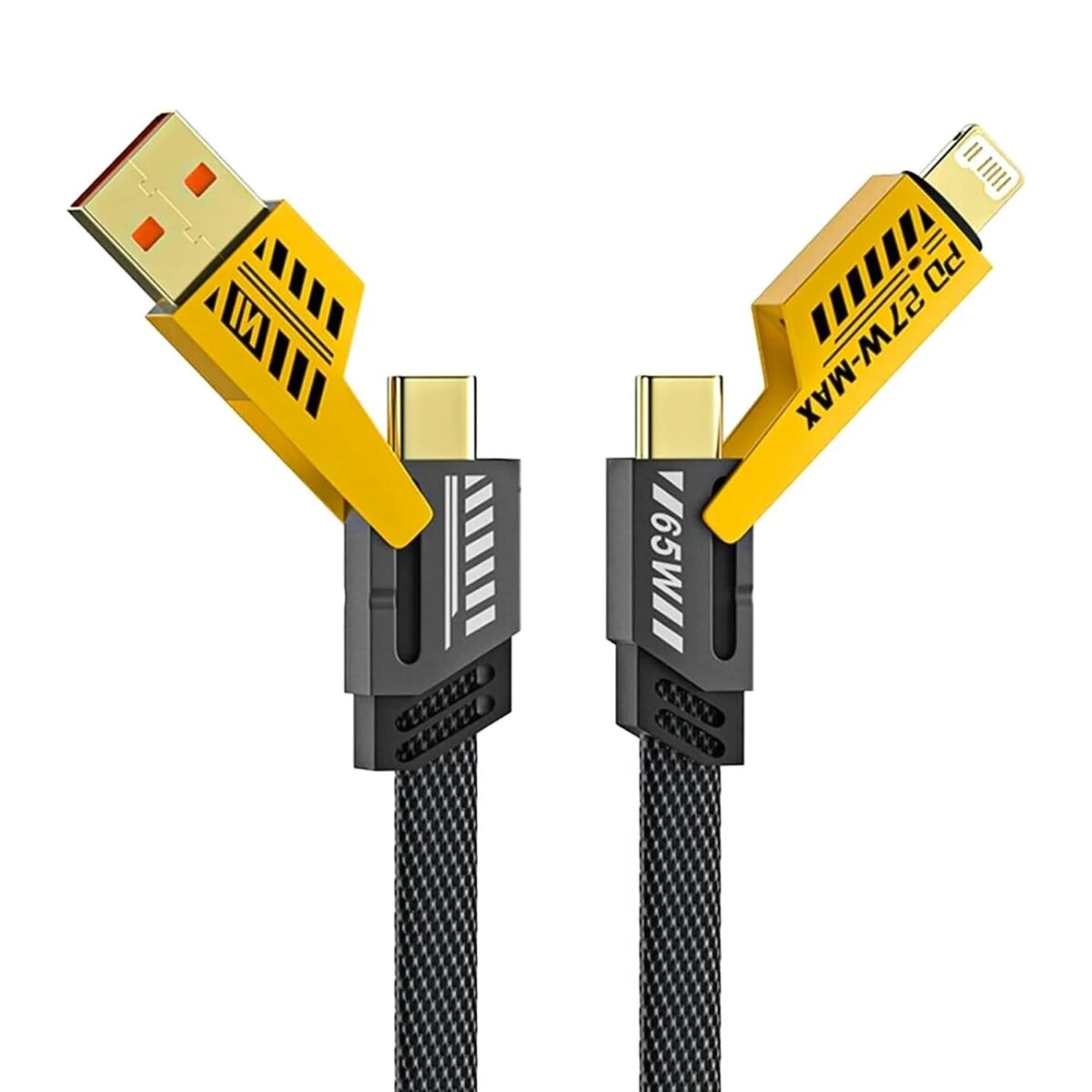 4 in 1 Charging Cable 65W Cable (1 Pc / 1 Mtr.) - Image 5