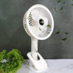 Multifunctional USB Desk Fan â€“ Clip-On Plug & Play Fan, 1 Pc with Brown Box (On / Off Switch Not Provided)