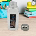 Plastic Transparent Mukhwas Bottle With Steel Cap / Mouth Freshener / Dryfruits Multipurpose Air Tight and BPA Free Kitchen Storage Bottle (1 Pc) - Image 5
