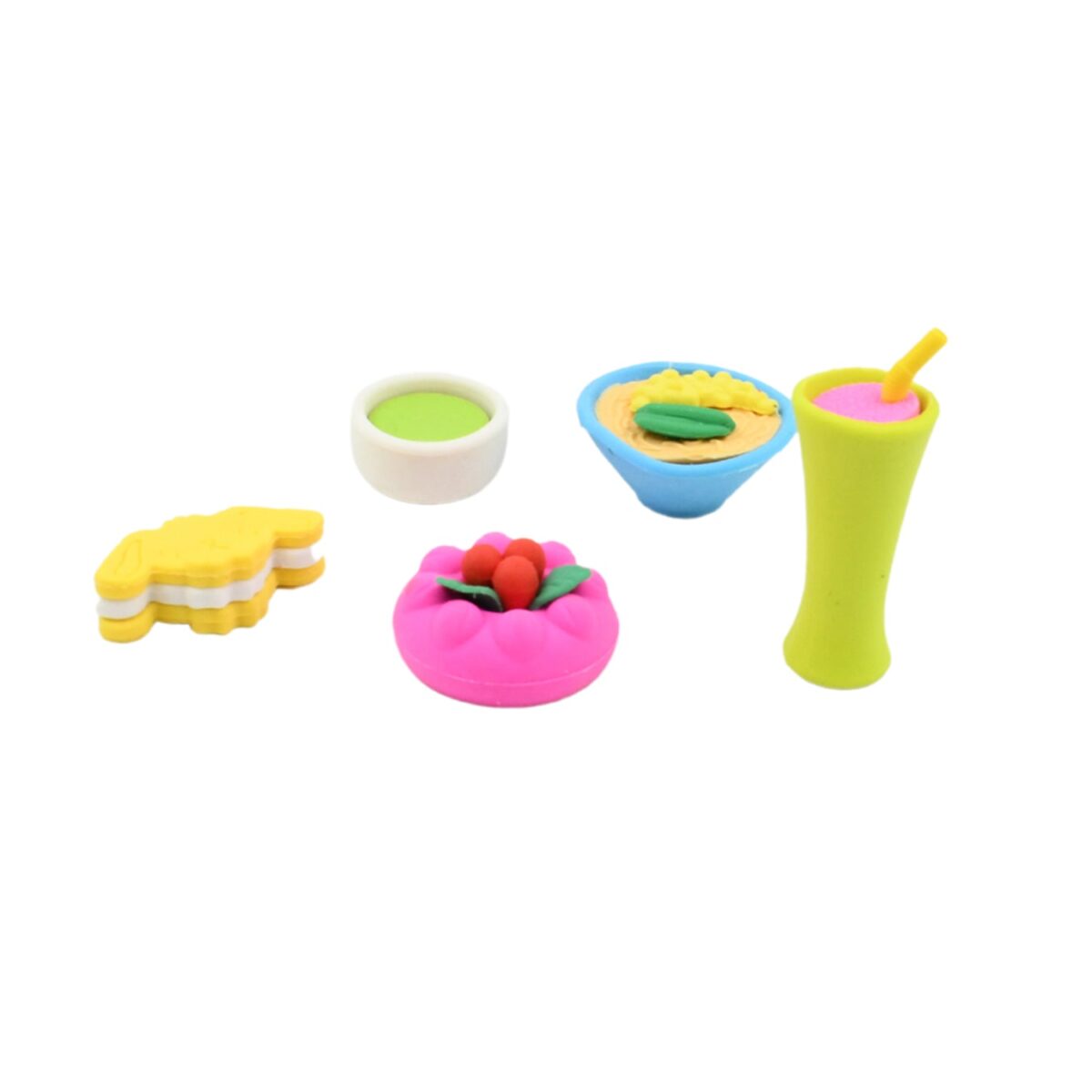 3D Mix Design Fancy & Stylish Colorful Erasers Ã¢â‚¬â€œ Cute Novelty Eraser Set for Kids & School Prize (1 Set) - Image 8