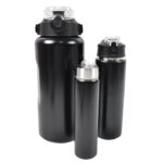 3 In 1 Stainless Steel Insulated Water Bottle, Double Wall Vacuum (3 Pcs Set / Different Size) - Image 5