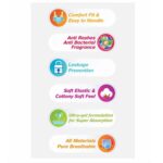 Travel-Friendly Diapers: Champs Small Diaper Pants (5 Pack) - Leakproof - Image 5