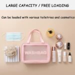 Cosmetic Pouch, Make up Bag for Home & Travel, Toiletry Bag for Cosmetics, Brushes, Accessories Set of 3 Small, Medium & Big - Wash Bag - Image 5