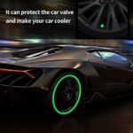 Tyre Valve Caps Luminous Glow Car Tire Valve Cap Covers vaal cap (4 Pcs Set) - Image 3