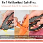 Multifunctional Garlic Press, Garlic Mincing & Crushing Tool (1 Pc) - Image 8