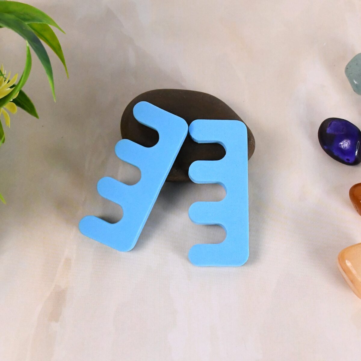 Toe Separators, Toe Spacers Sponge Toe Stretcher Pedicures (1 Pair) - Image 1