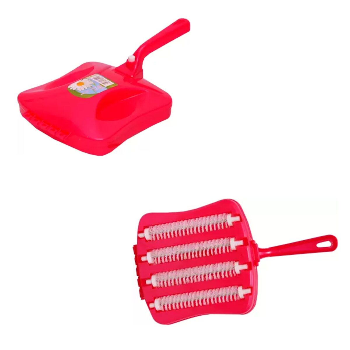 Plastic Handheld Carpet Roller Brush Cleaning with Dust Crumb Collector, Wet, and Dry Brush - Image 1