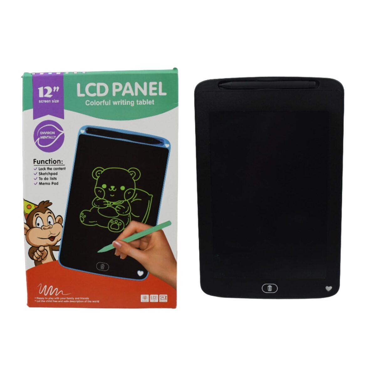 Portable LCD Writing Tablet â€“ 12-Inch Digital Notepad for Kids & Notes - Image 3